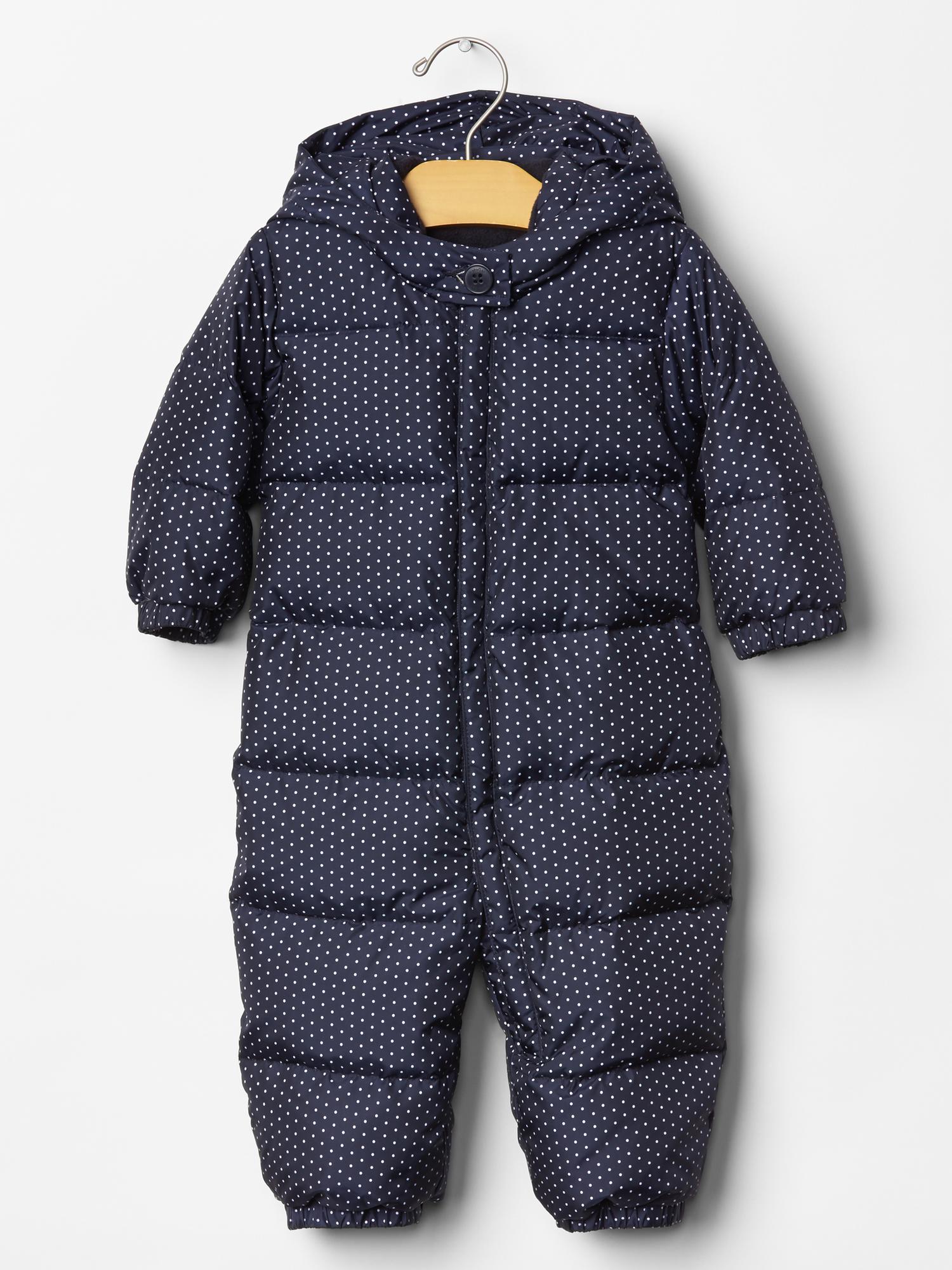 Baby gap down clearance filled snowsuit