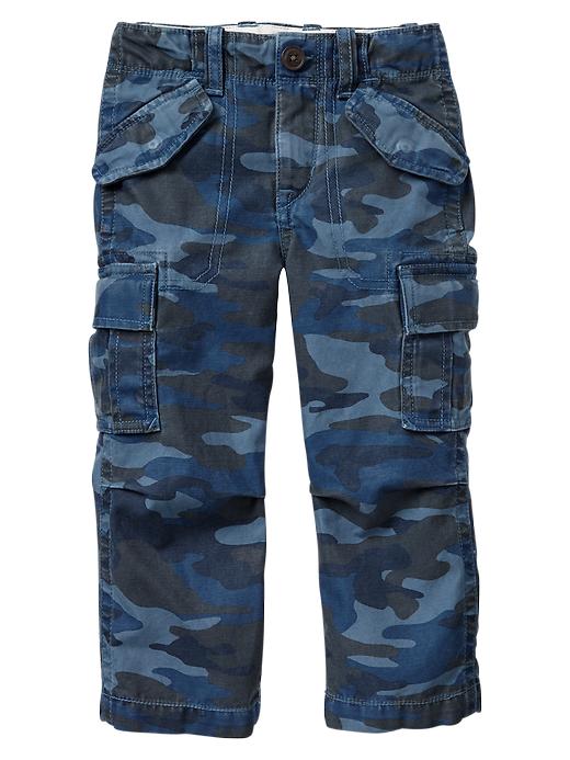 Image number 1 showing, Camo cargo pants