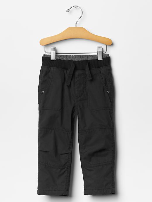 Jersey-lined lifestyle pants | Gap