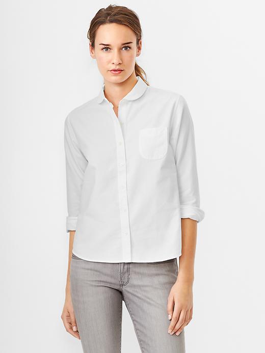 View large product image 1 of 1. Peter pan oxford shirt