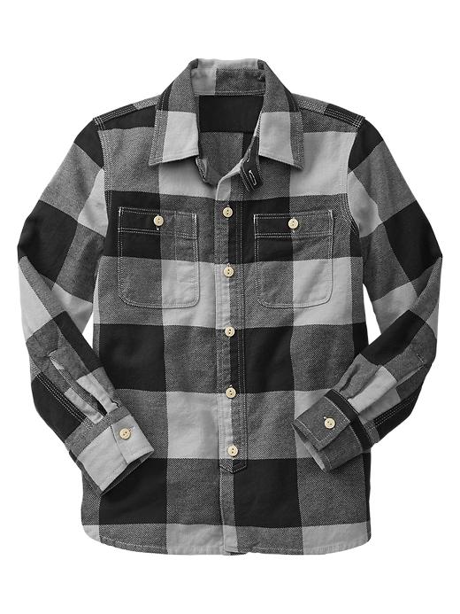 Image number 1 showing, Checkered flannel shirt