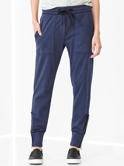 View large product image 1 of 1. Side-zip track pants