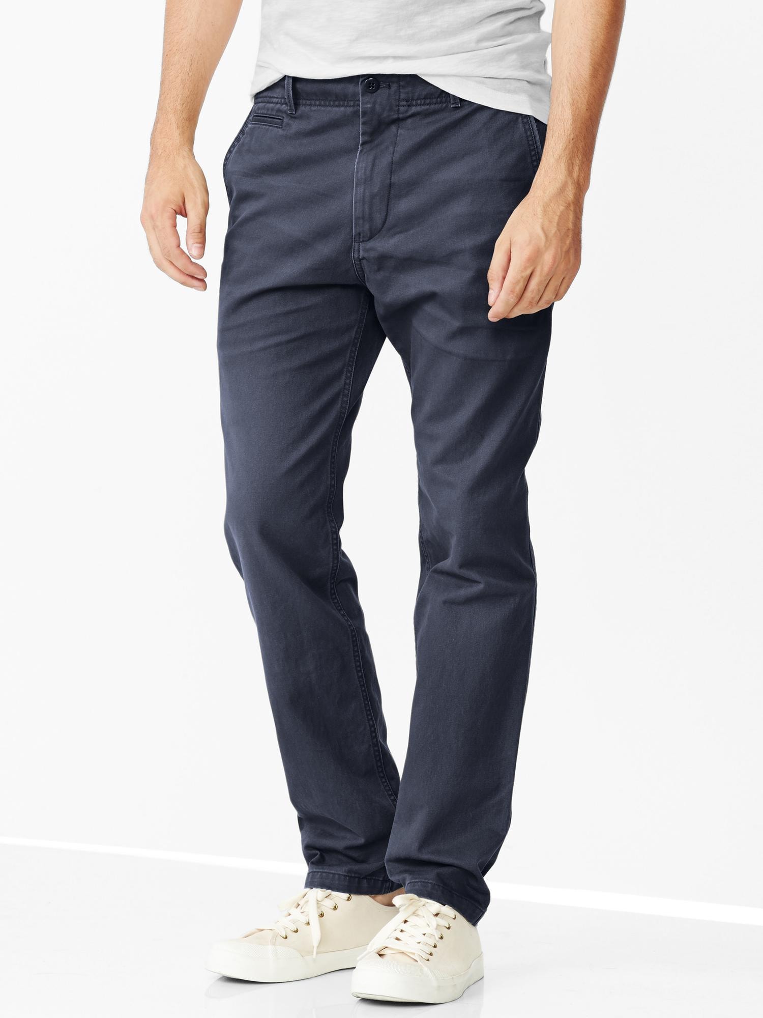 Gap lived store in tapered khaki