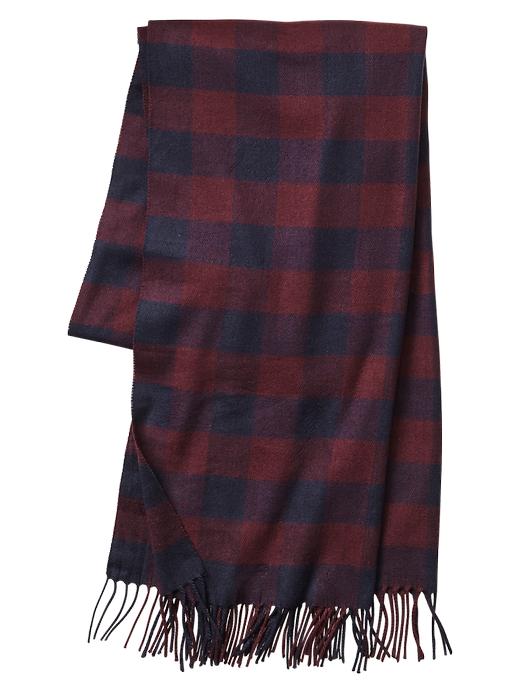 View large product image 1 of 1. Buffalo plaid scarf