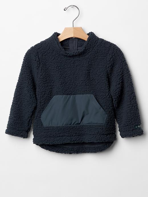 Image number 3 showing, Sherpa mockneck sweater