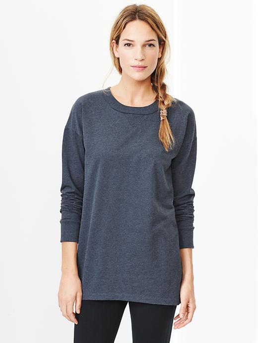 View large product image 1 of 1. Terry pullover tunic