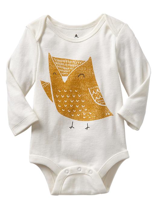 View large product image 1 of 1. Owl bodysuit