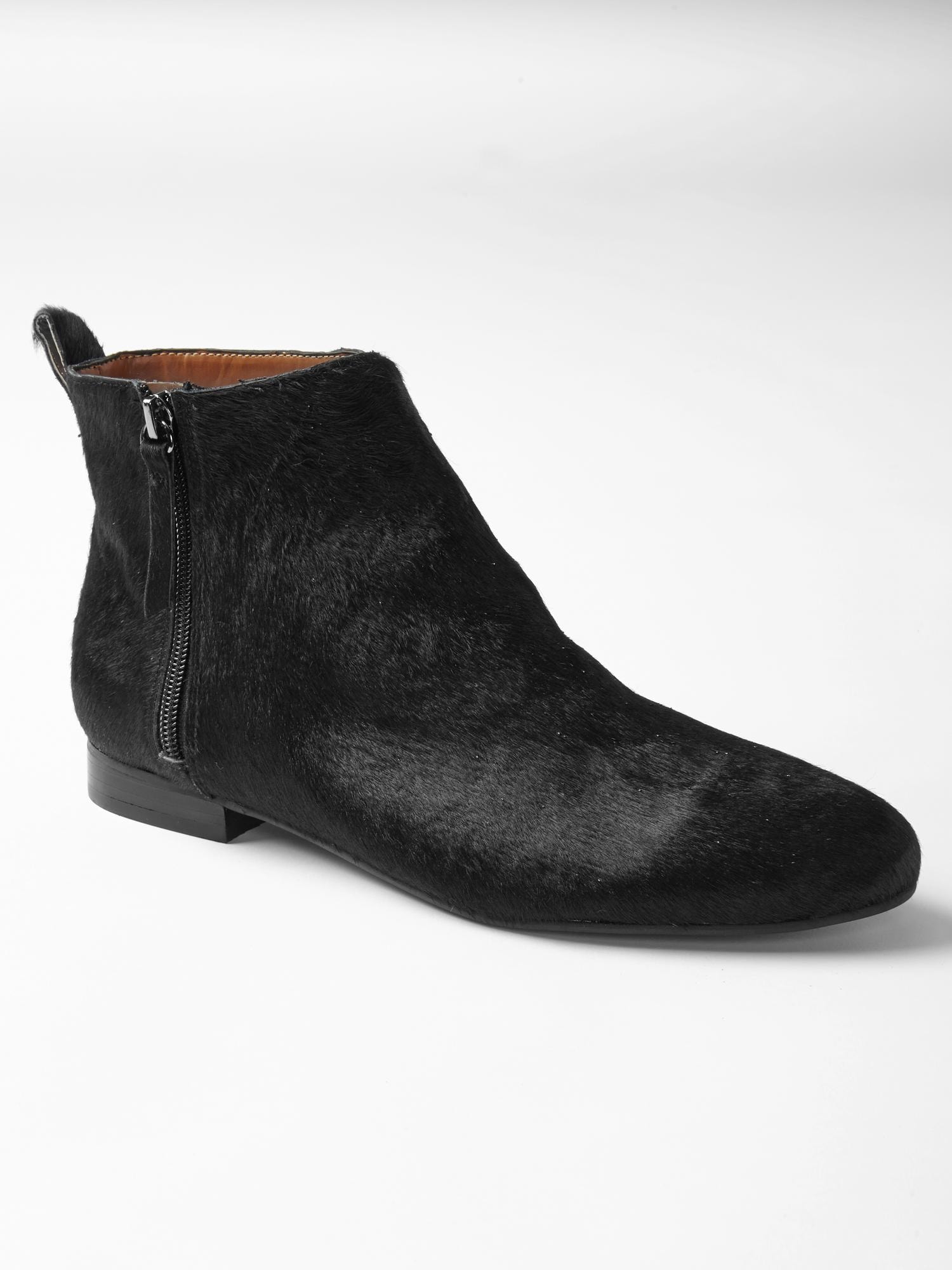 Black calf hotsell hair booties