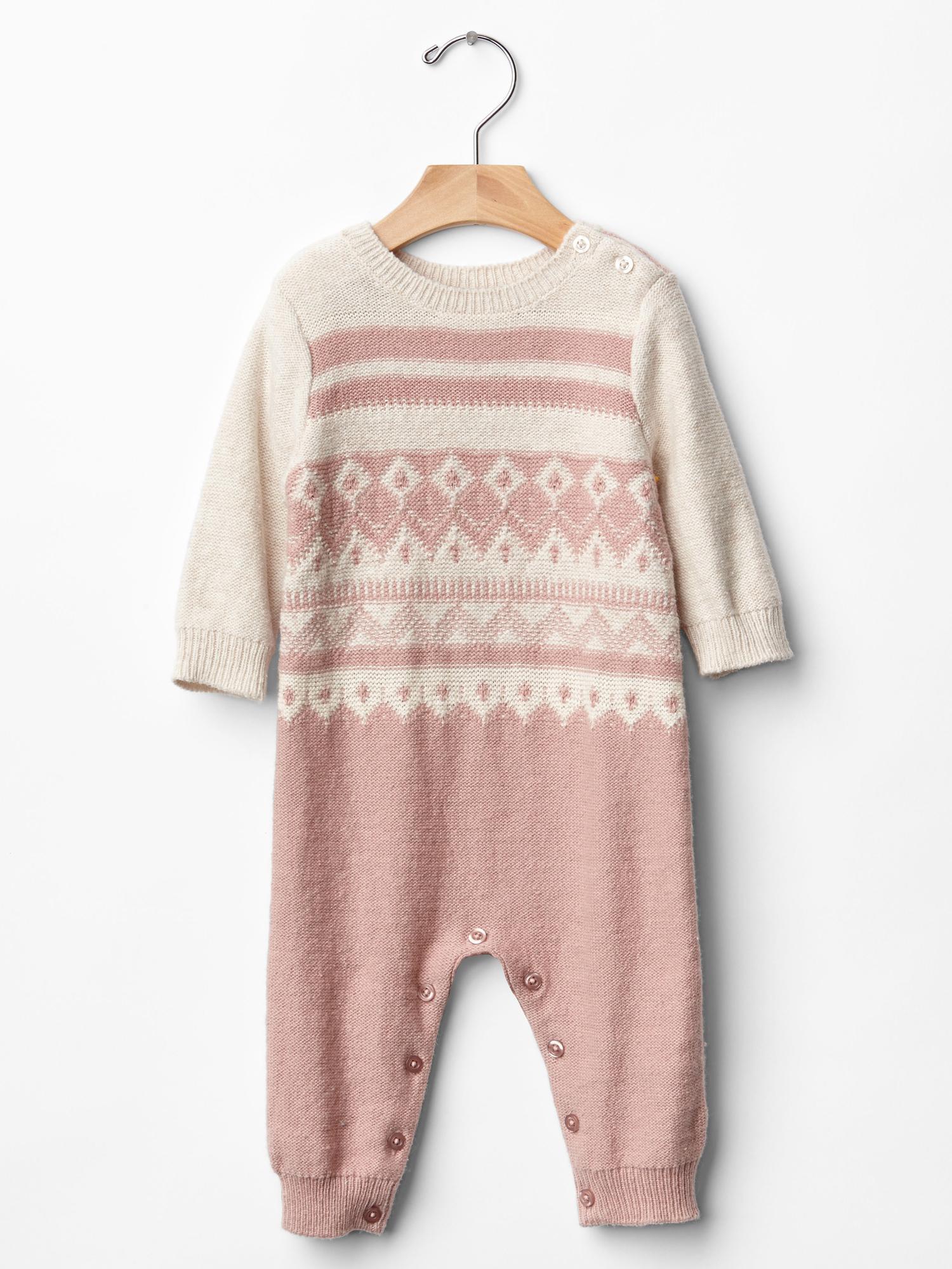 Fair Isle Sweater One-piece | Gap