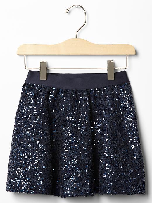 View large product image 1 of 1. Festive sequin party skirt