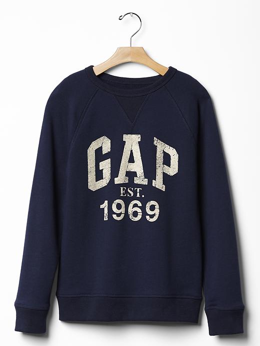 View large product image 1 of 1. Vintage logo sweatshirt