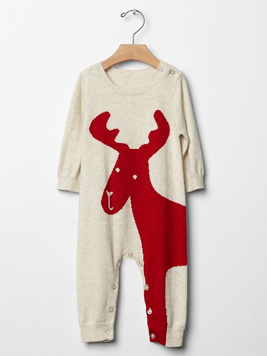 Image number 1 showing, Animal sweater one-piece