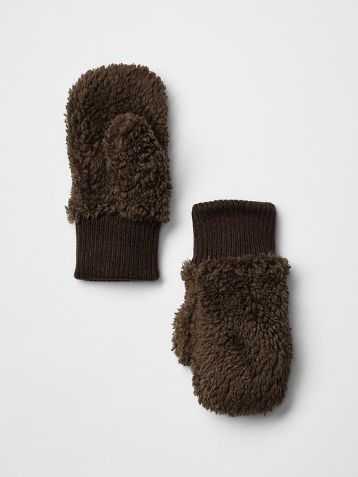 View large product image 1 of 1. Sherpa mittens