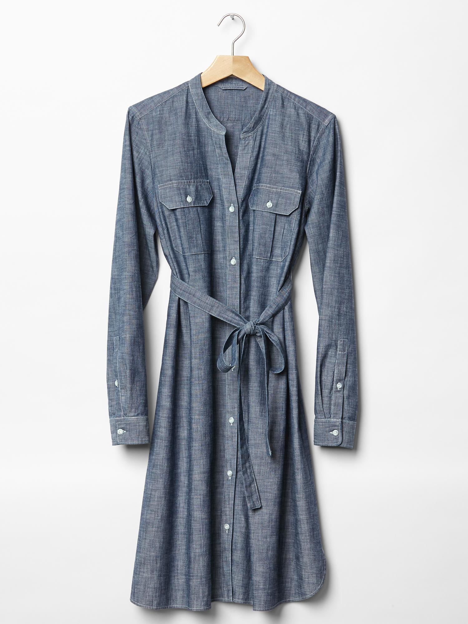 Gap chambray outlet dress