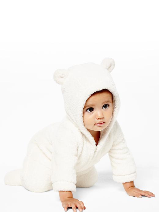 Image number 2 showing, Sherpa bear footed one-piece