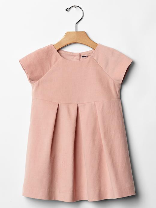 View large product image 1 of 1. Corduroy pleat dress