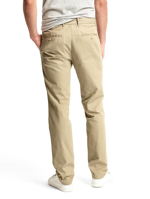 Image number 2 showing, Classic slim fit khakis