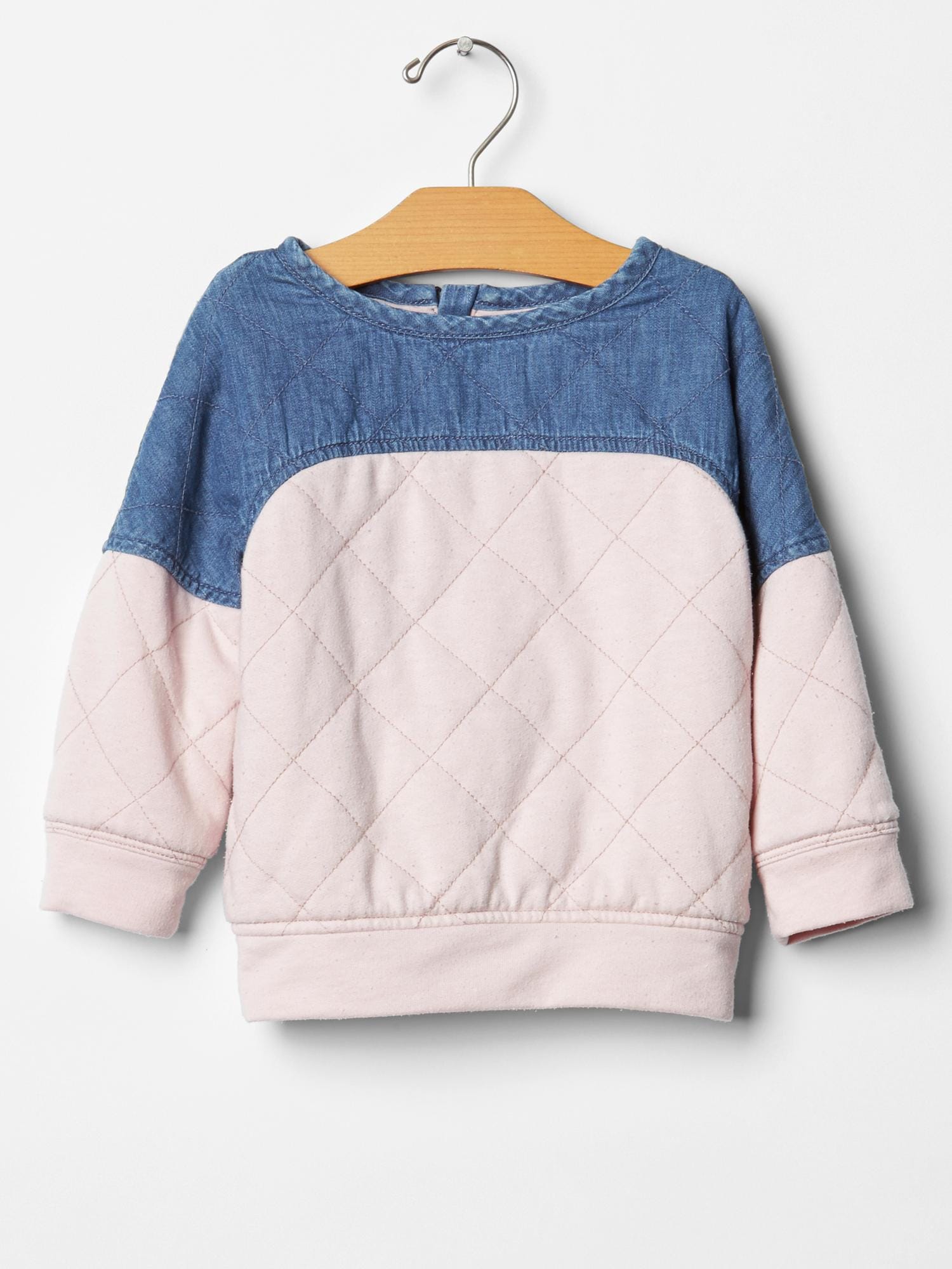 Gap quilted sale sweatshirt