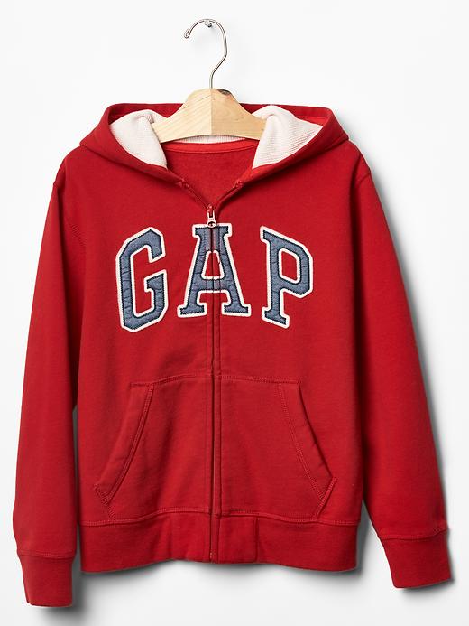 Arch logo zip hoodie | Gap