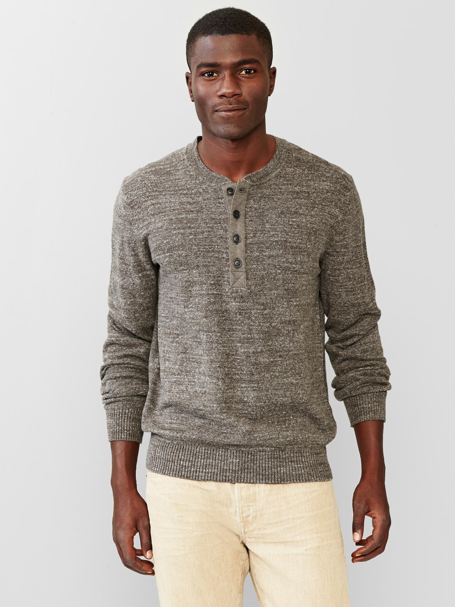 Marled sweater outlet mens