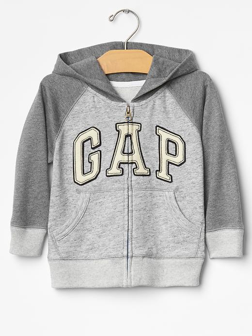 Raglan logo zip hoodie | Gap