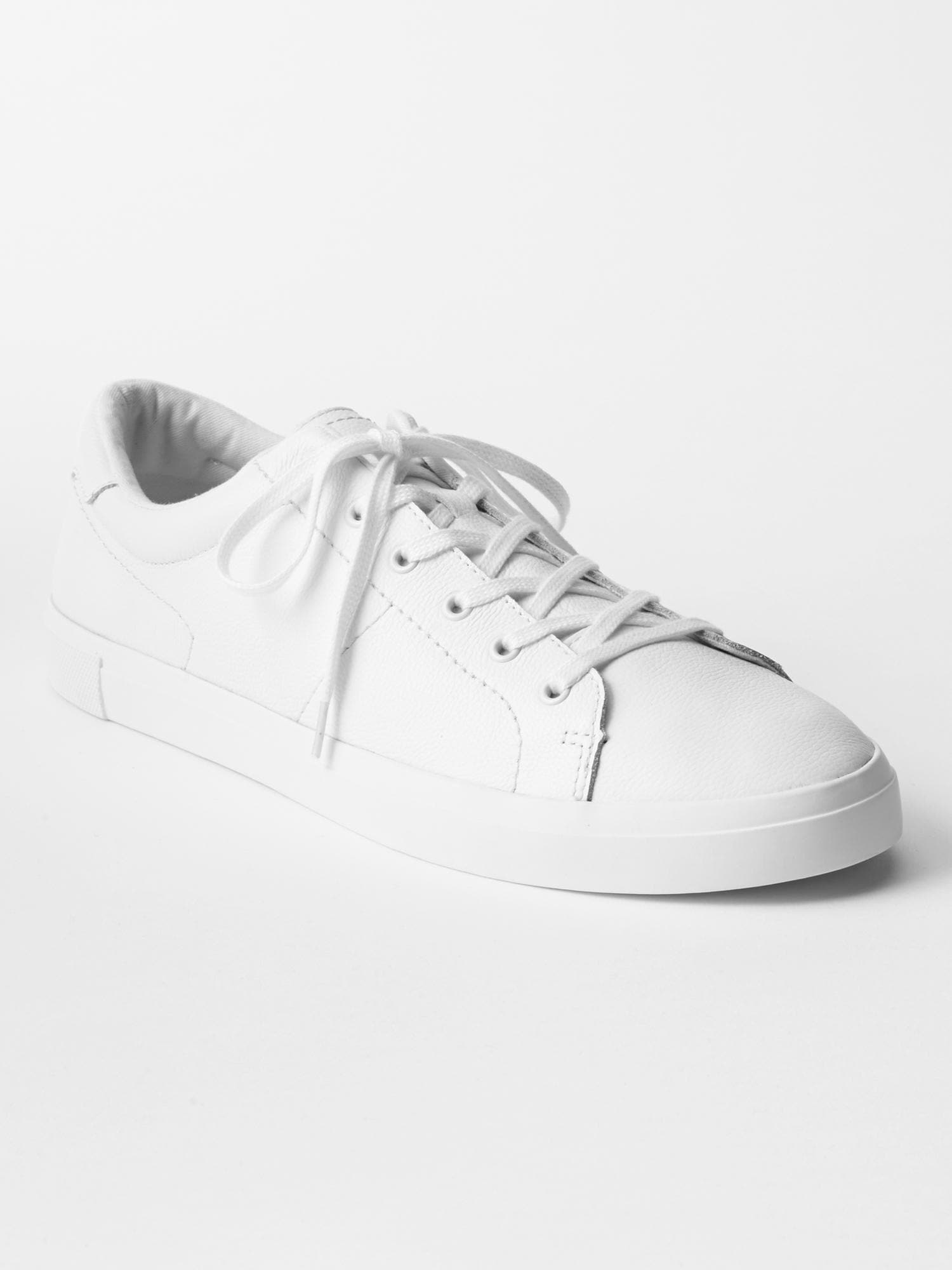Leather lace-up sneakers | Gap