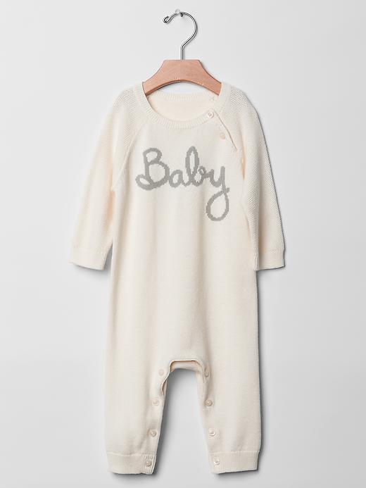 Image number 1 showing, Baby sweater one-piece