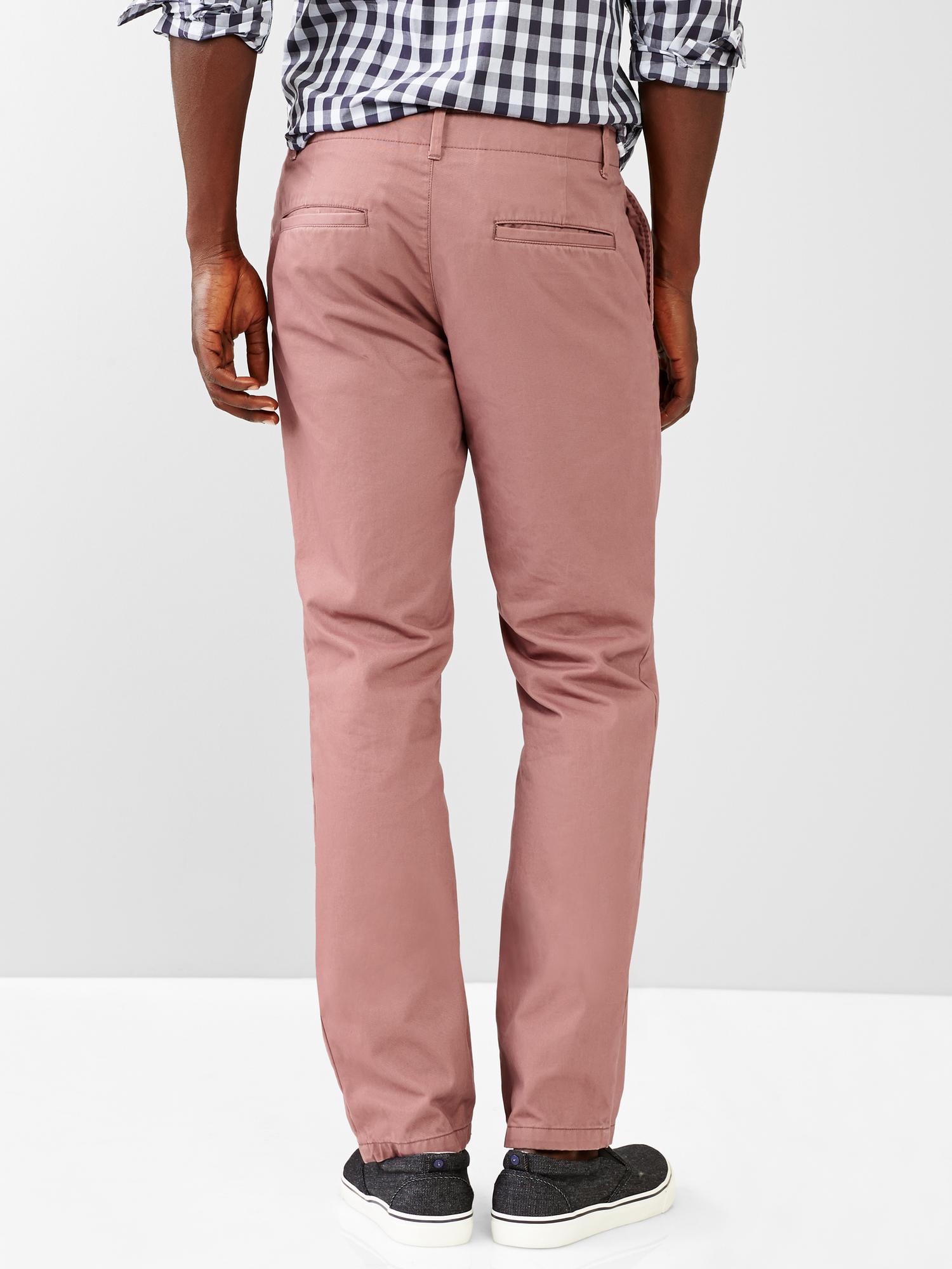 Gap khakis lived in slim stretch online