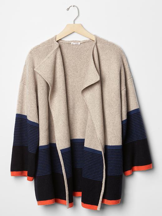 Image number 6 showing, Colorblock sweater coat