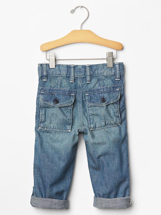 Image number 2 showing, Convertible jeans
