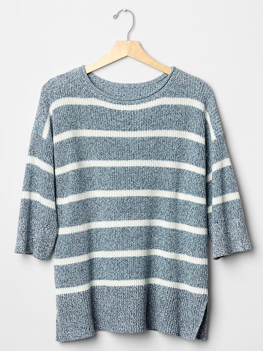 Image number 6 showing, Stripe oversized swing sweater