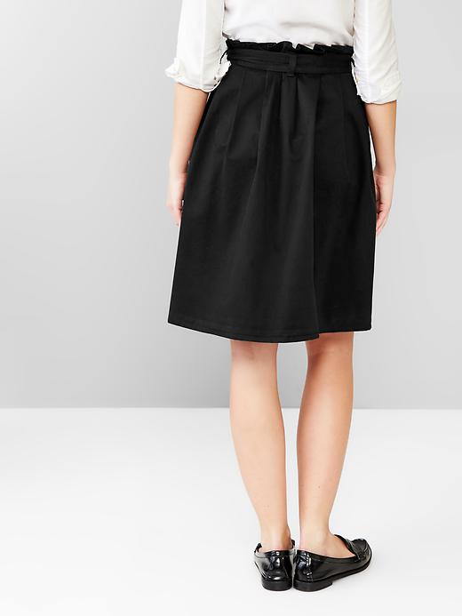 Image number 2 showing, Paperbag-waist skirt