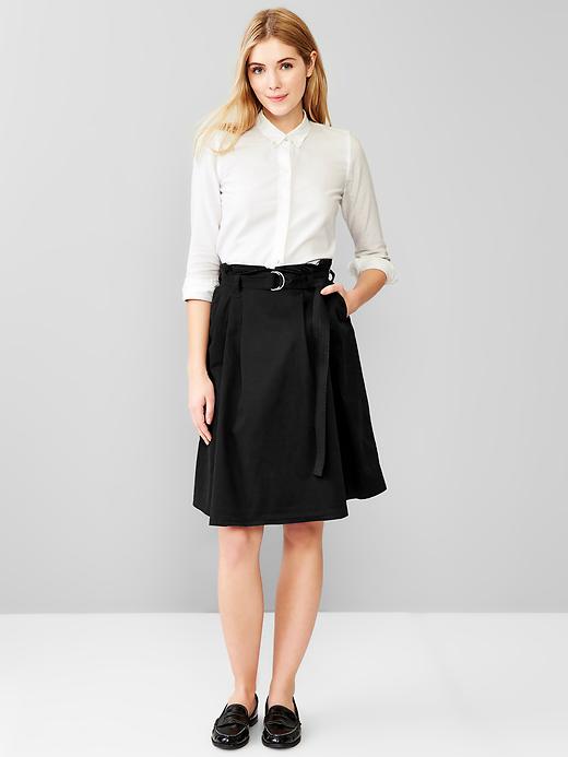 Image number 5 showing, Paperbag-waist skirt