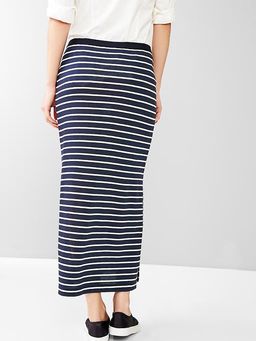 Image number 2 showing, Stripe slit maxi skirt