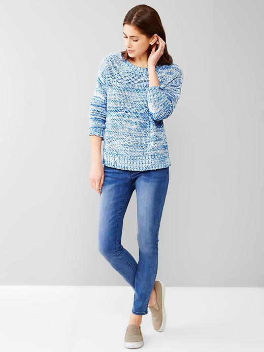 Image number 3 showing, Marled crew sweater
