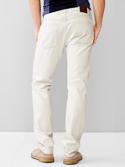 Image number 2 showing, 1969 straight fit jeans (natural white wash)