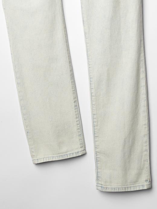 Image number 8 showing, 1969 railroad stripe girlfriend jeans