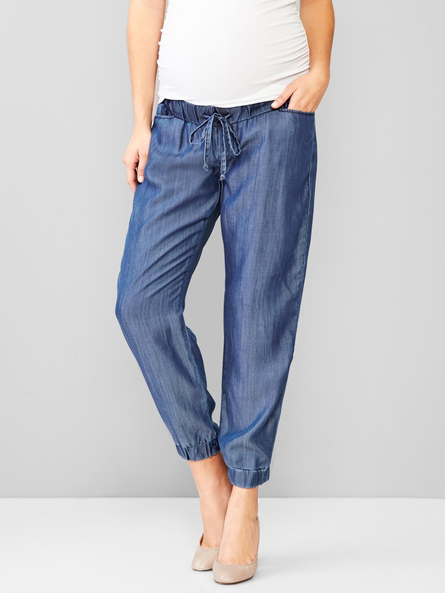 Gap denim joggers on sale womens