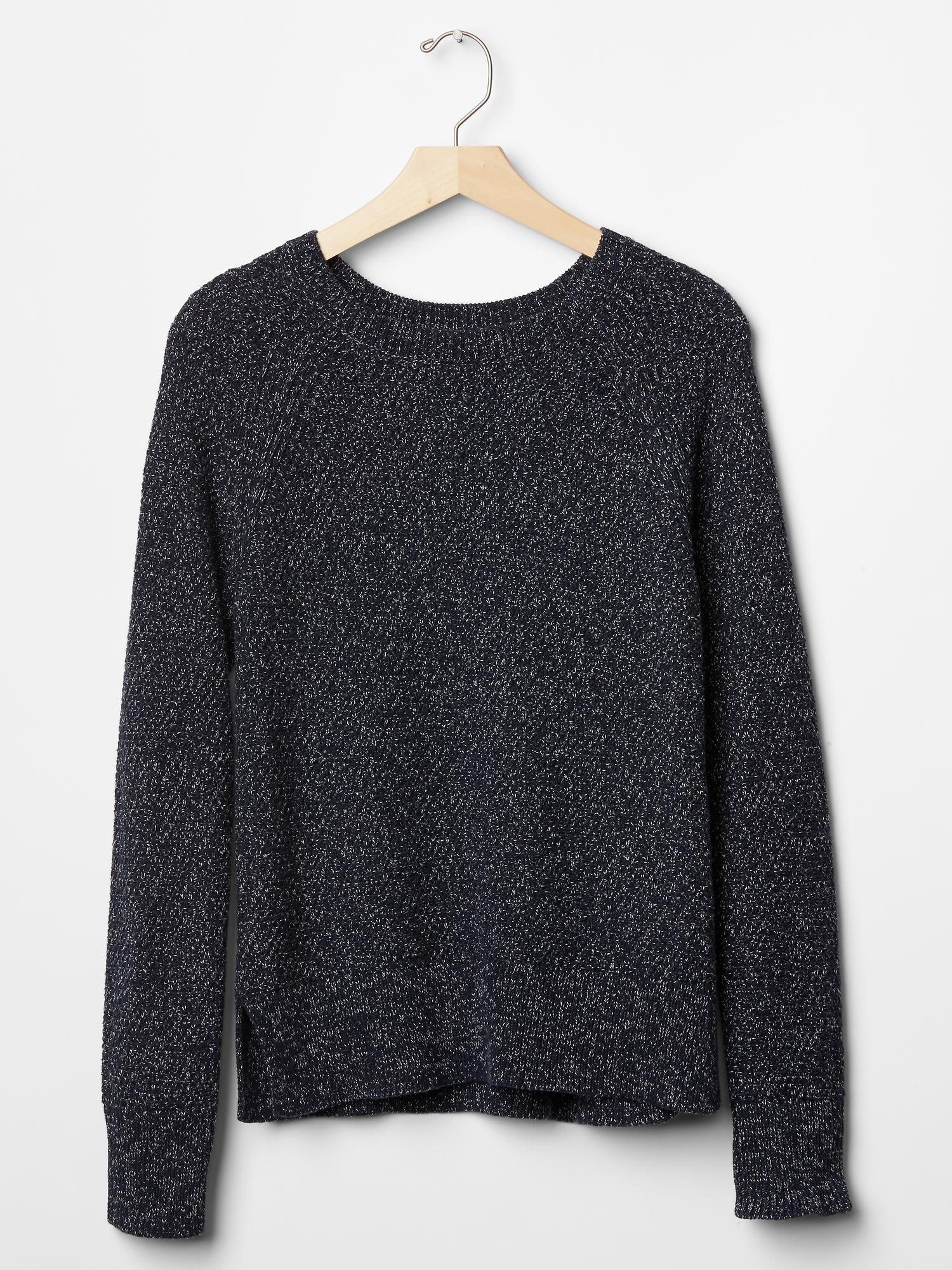 Moss-stitch raglan sweater | Gap