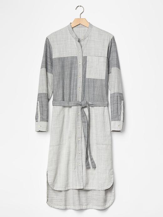 Image number 6 showing, Stripe patchwork shirtdress