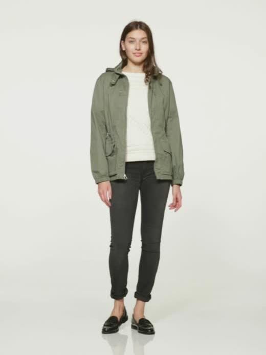 Utility sales hooded jacket