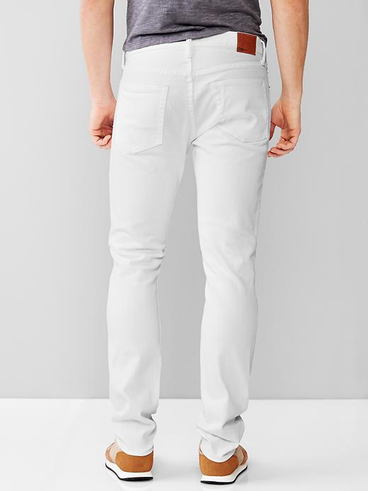 Image number 2 showing, 1969 skinny fit jeans (stone white wash)