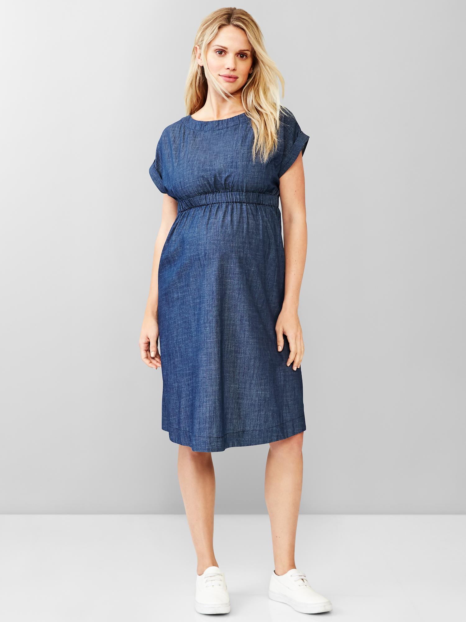 Gap shop chambray dress