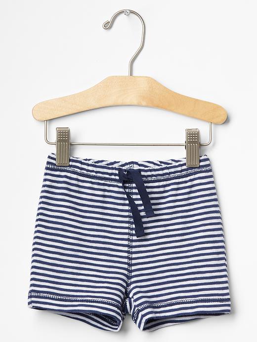 Image number 1 showing, Stripe knit shorts