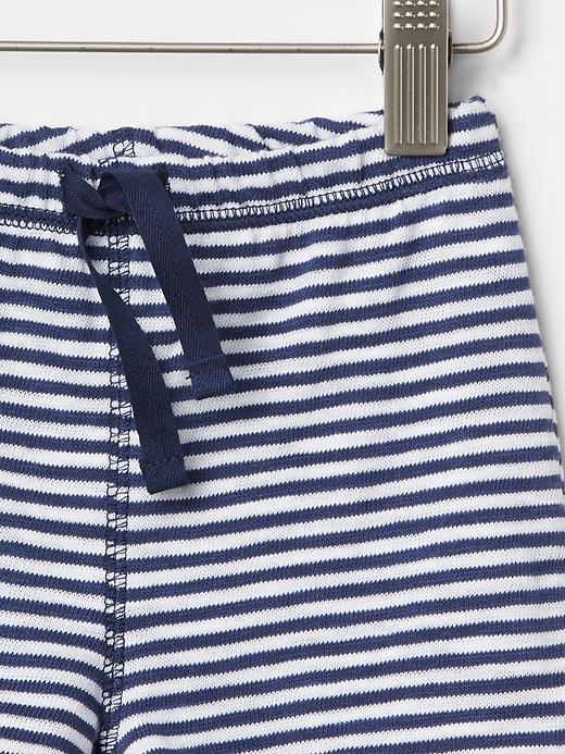Image number 2 showing, Stripe knit shorts