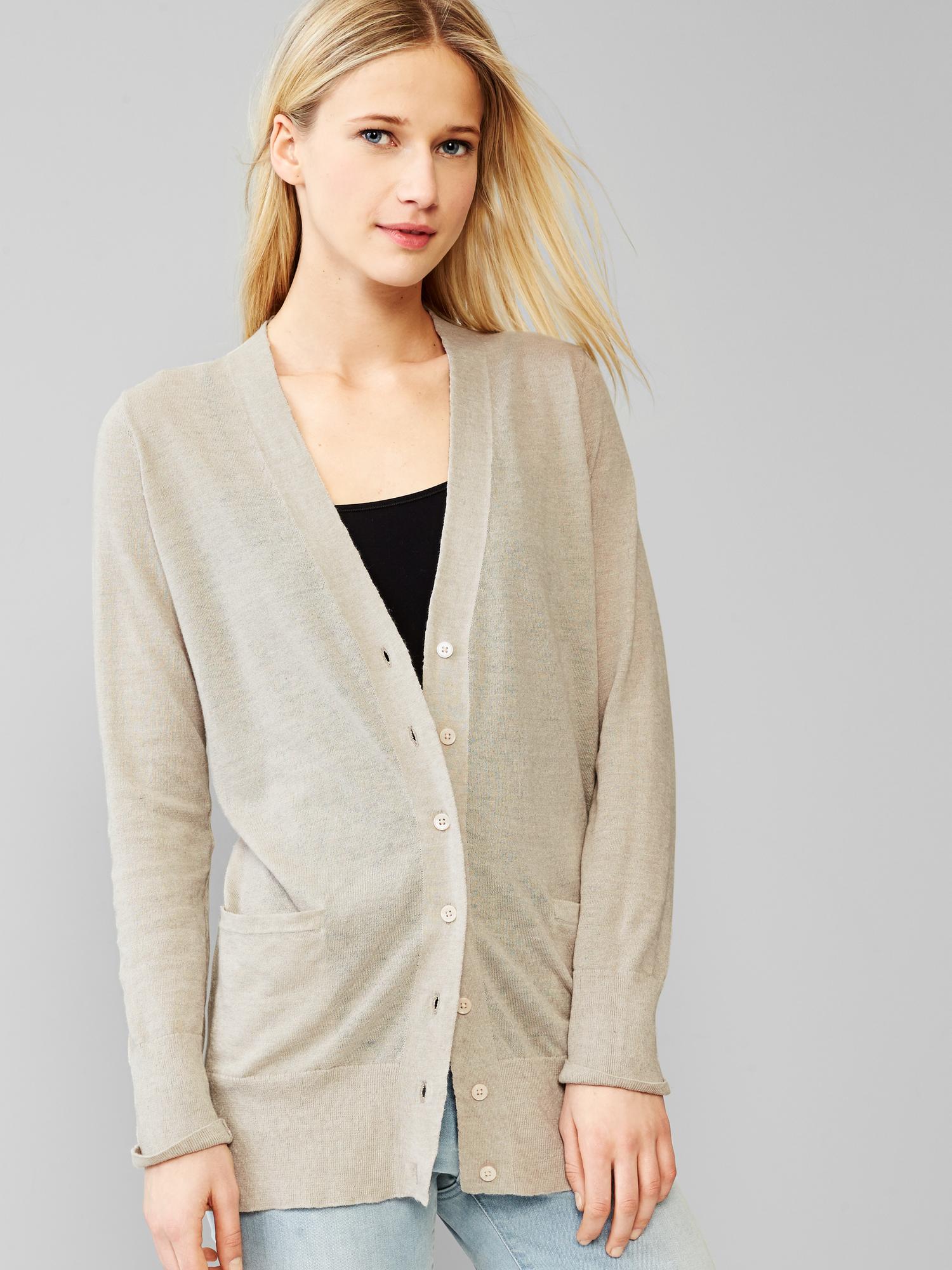 Gap v neck on sale cardigan