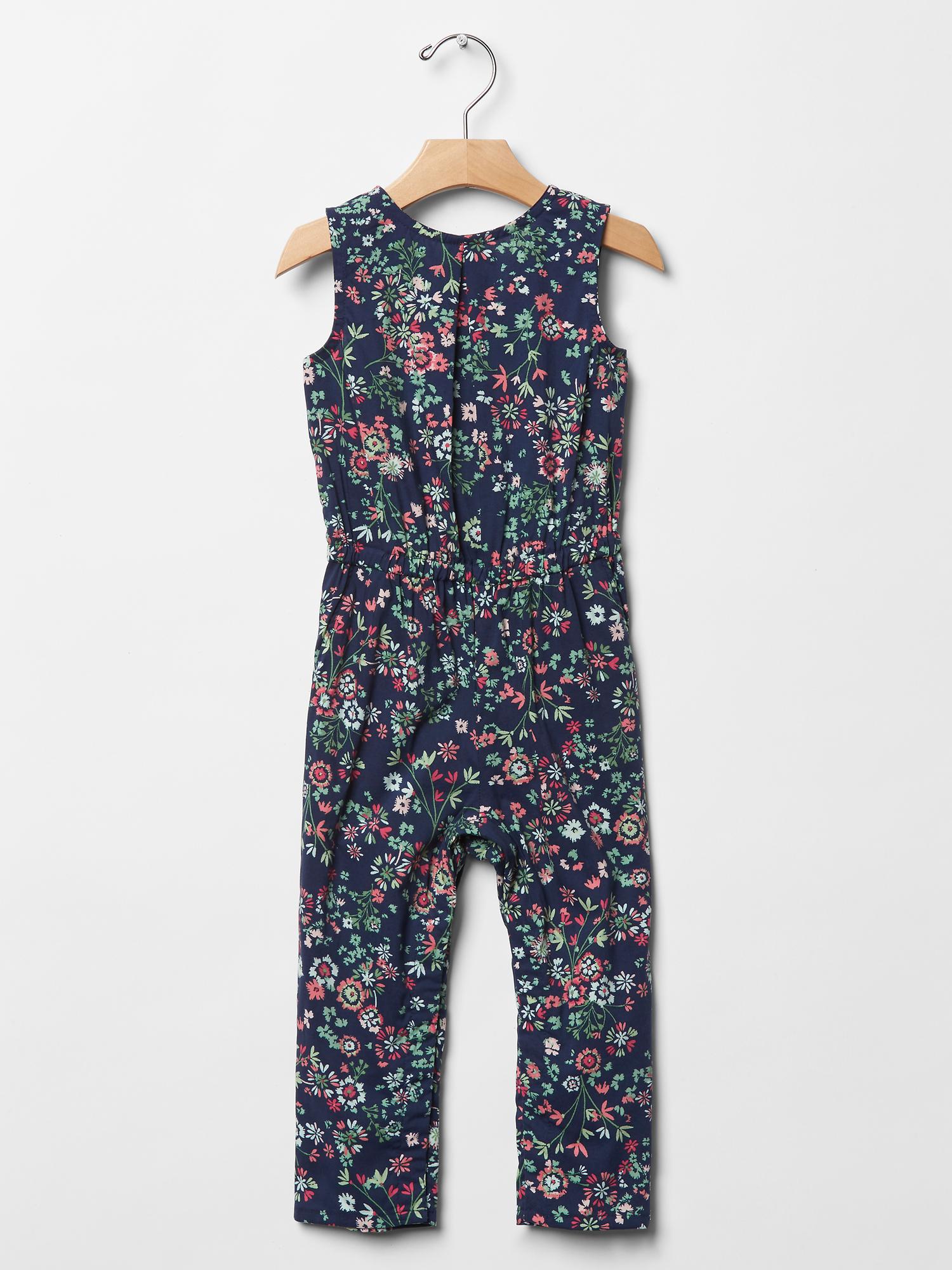 Gap floral sales jumpsuit