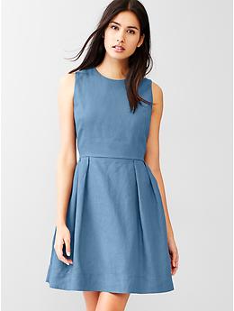 Main product image: Linen fit & flare dress
