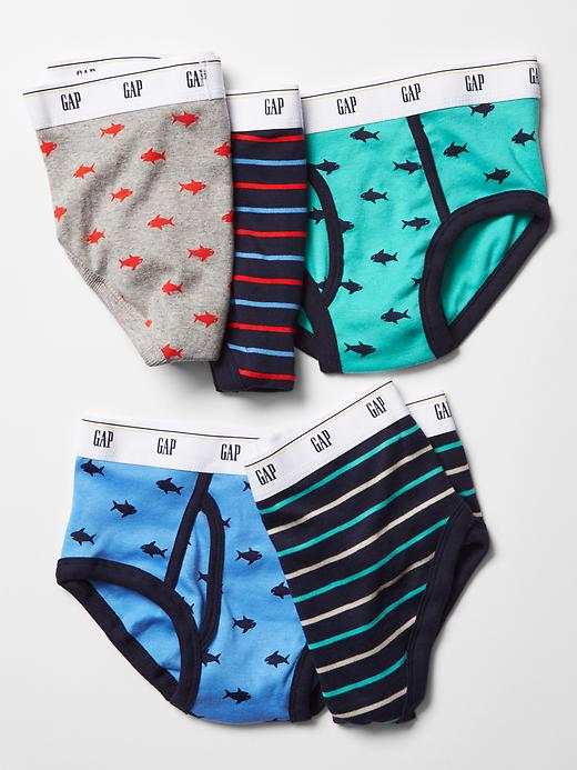 View large product image 1 of 1. Fish stripe underwear (5-pack)