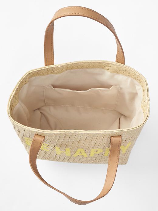 Image number 2 showing, Happy straw tote